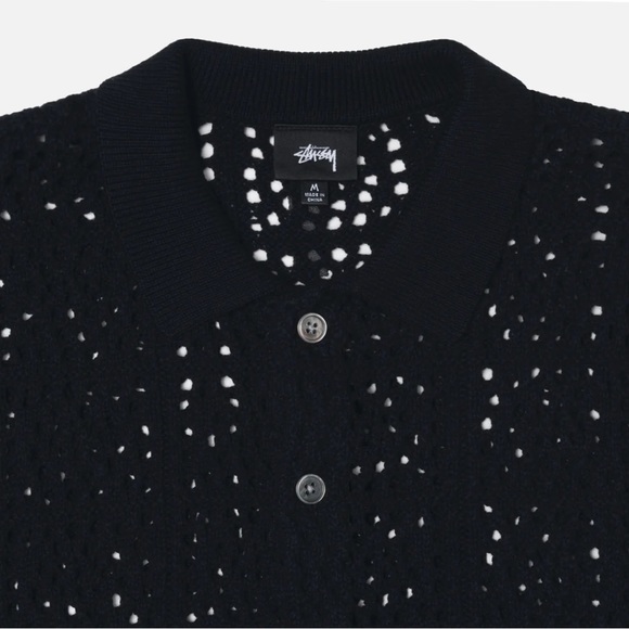 STUSSY CROCHET SHIRT - Picture 4 of 7